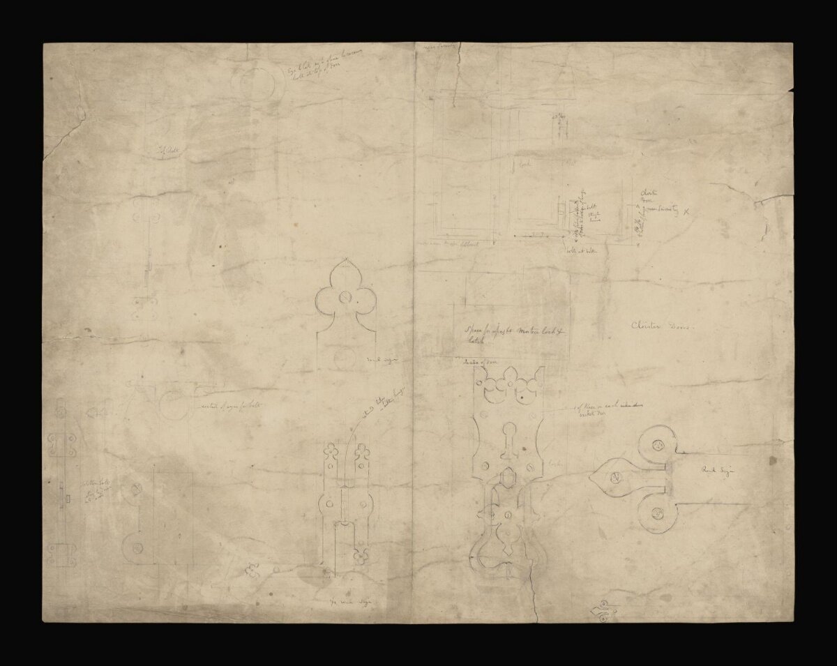 Hand-drawn Gothic Architectural Sketches