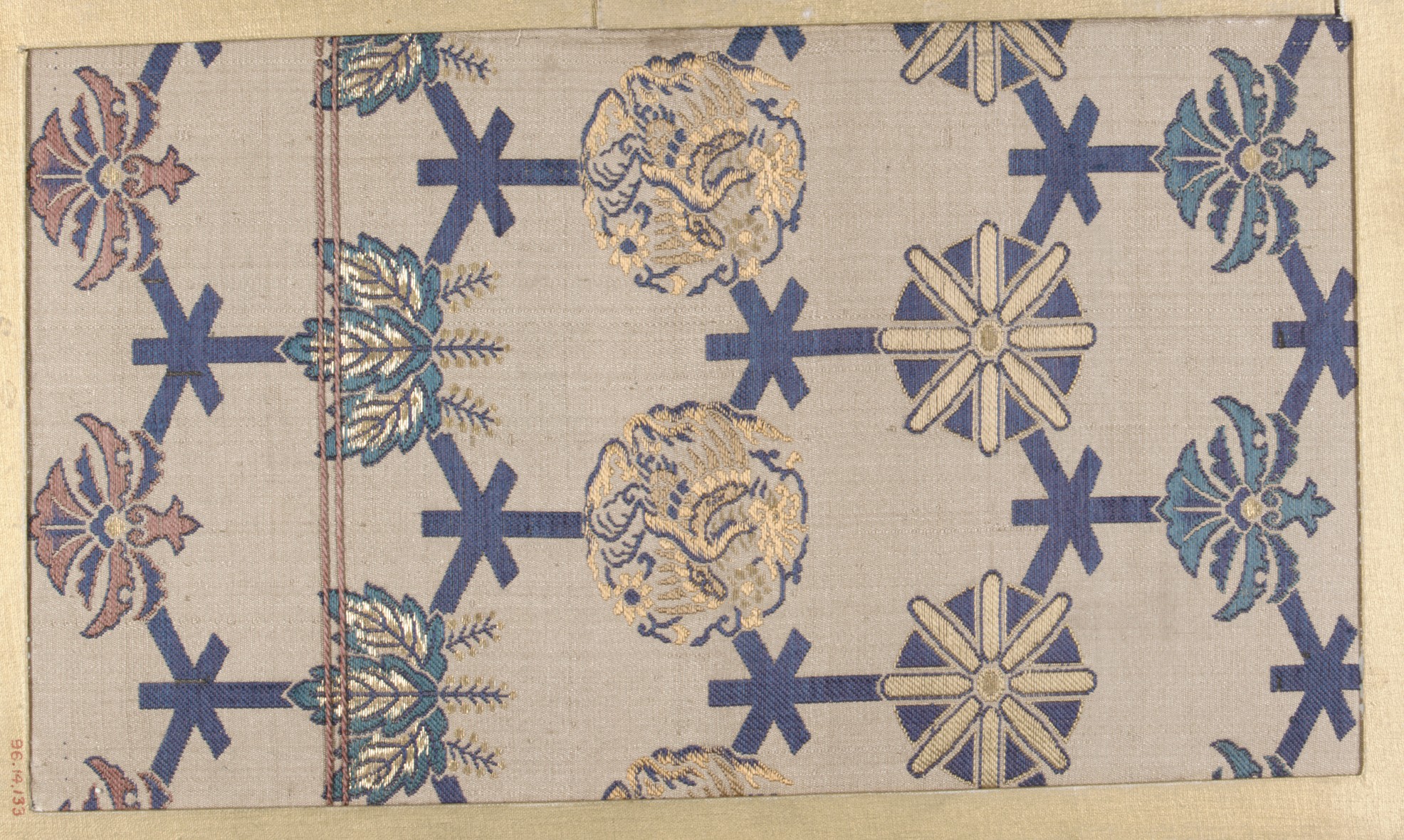 Traditional Japanese Patterned Brocade