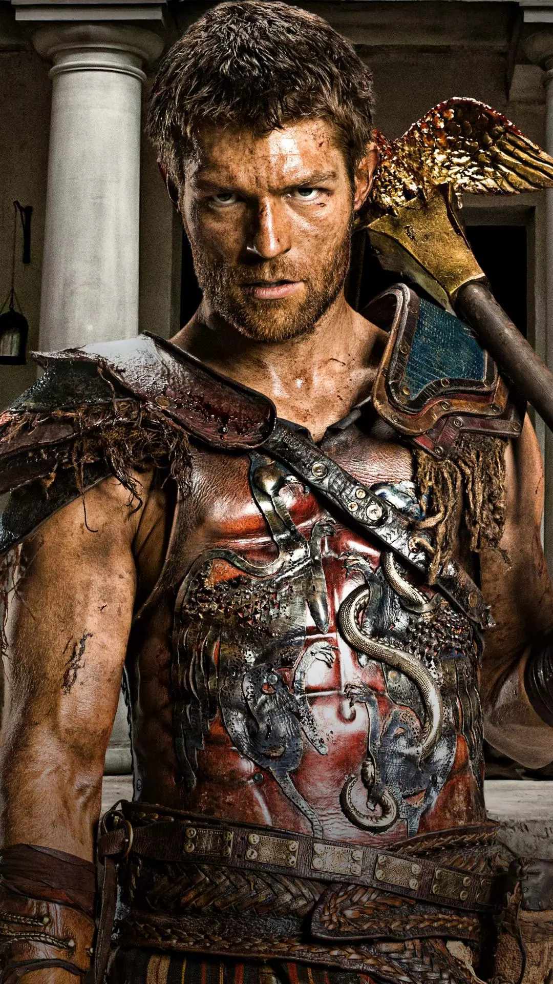 Roman Gladiator With Battle Axe