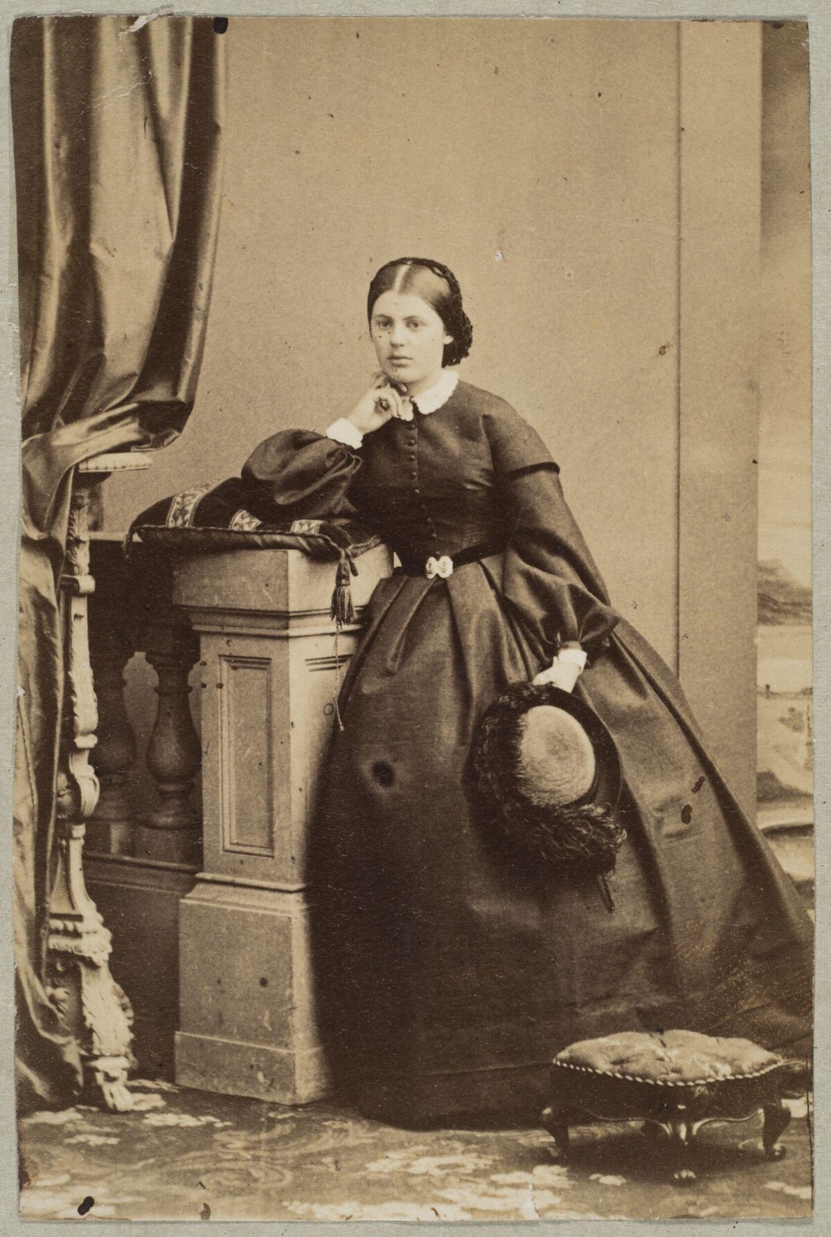 19th Century Studio Portrait of a Woman
