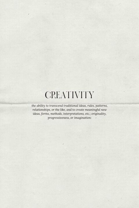 Dictionary Definition of Creativity