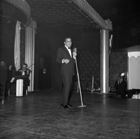 Male Singer Performing on Stage