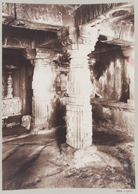 Ancient Stone Temple Interior