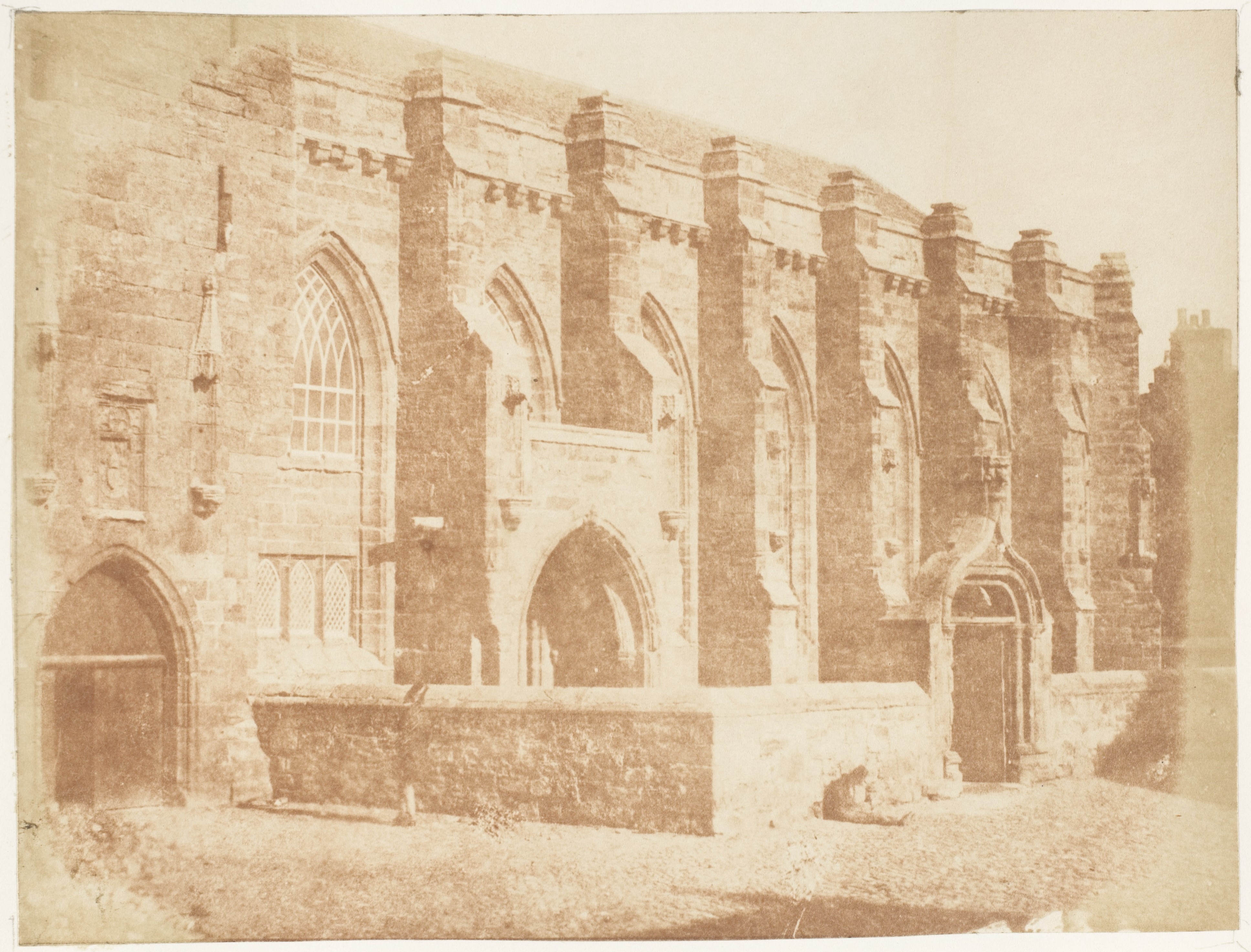 Vintage Gothic Stone Church Exterior