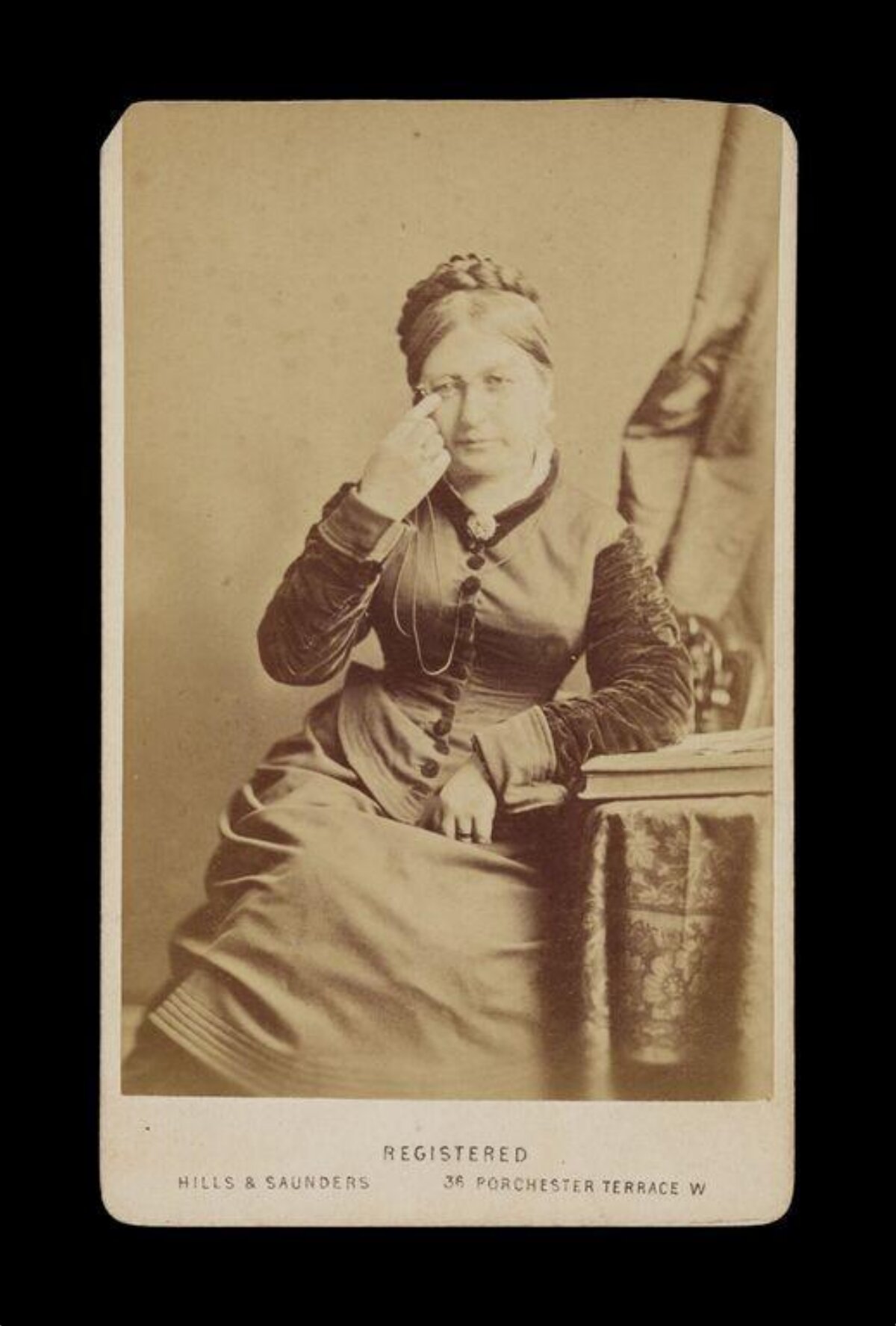 Victorian Woman Studio Portrait