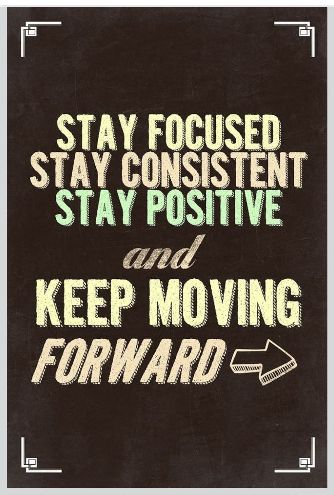 Keep Moving Forward Motivational Quote