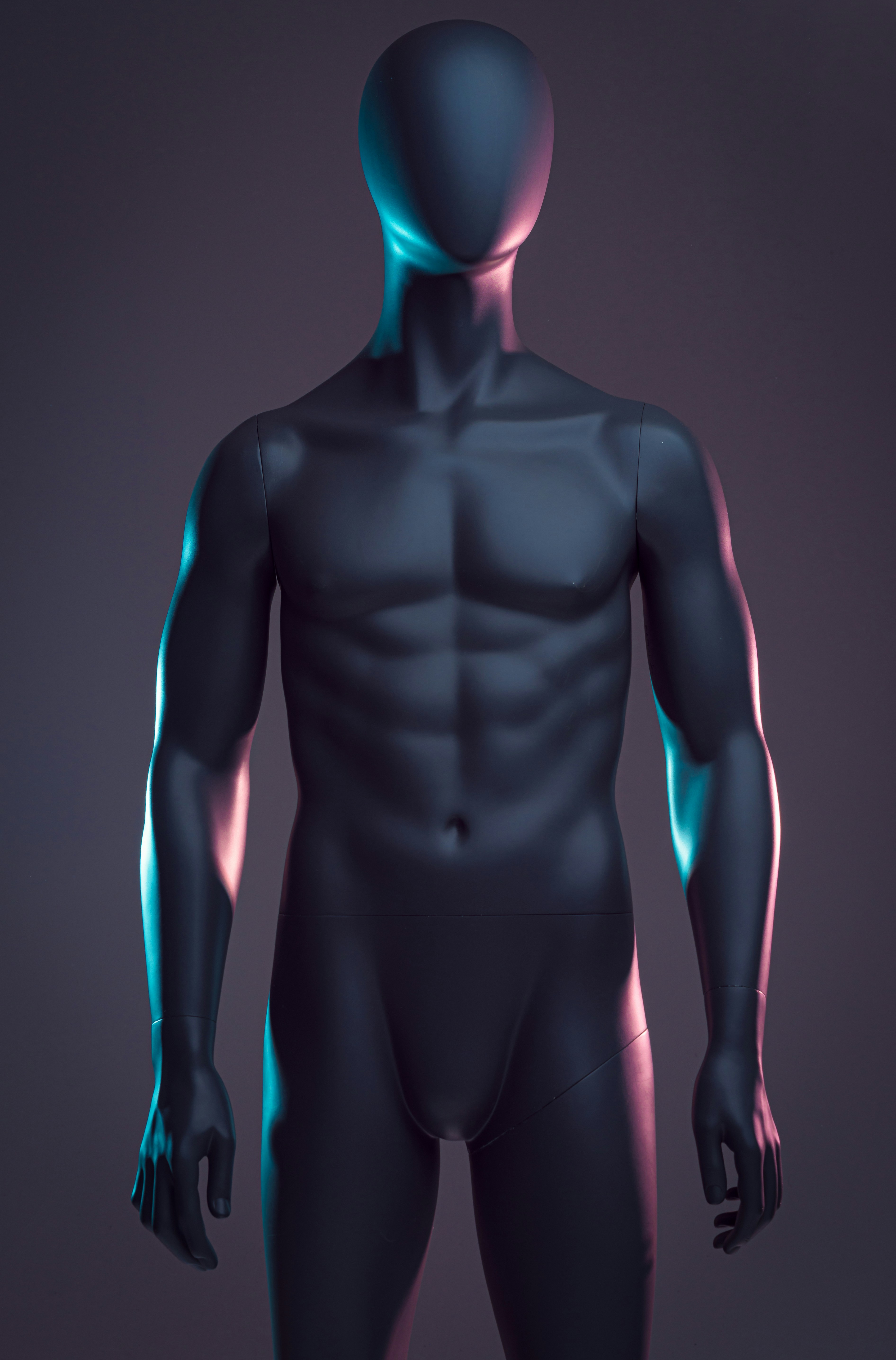 Black Athletic Male Display Mannequin