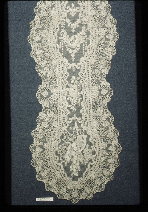 Framed Antique Lace Panel