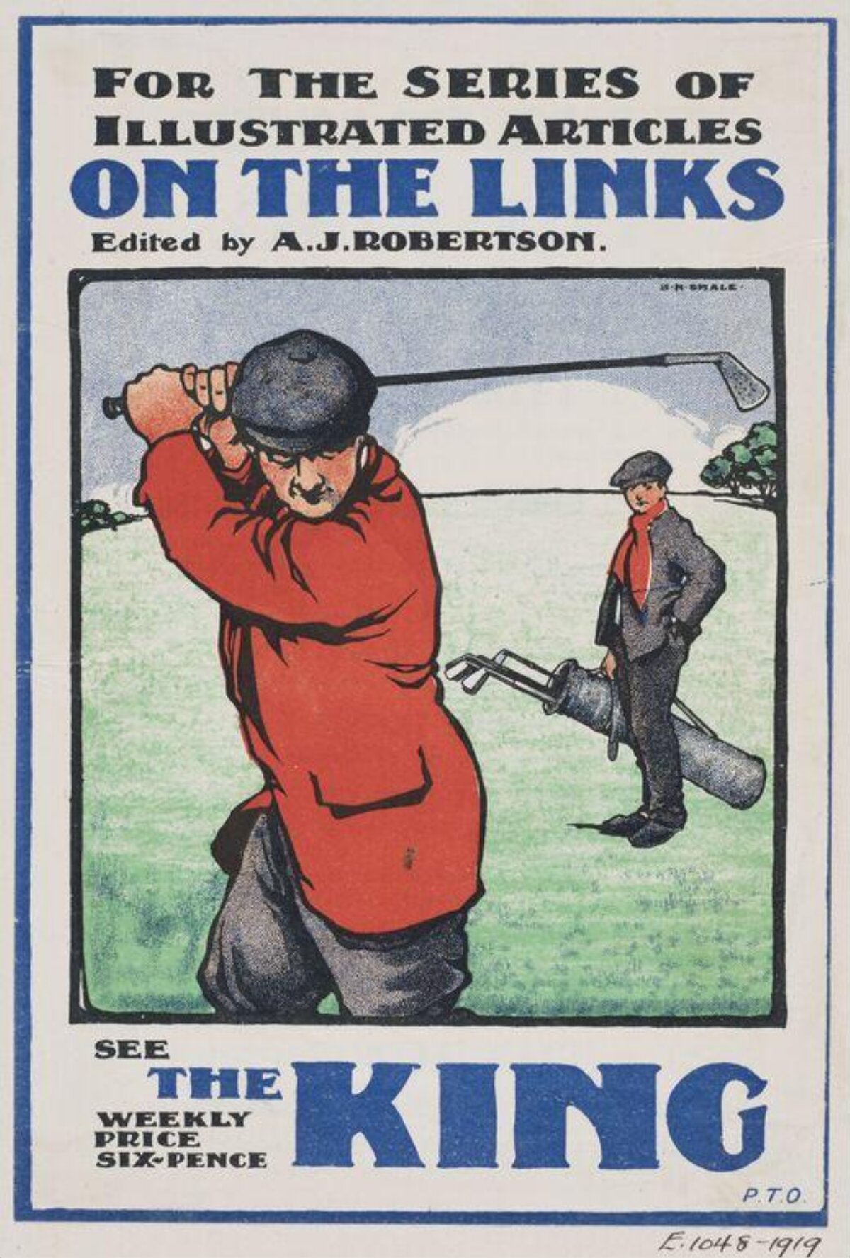 Vintage Golf Article Advertisement Poster