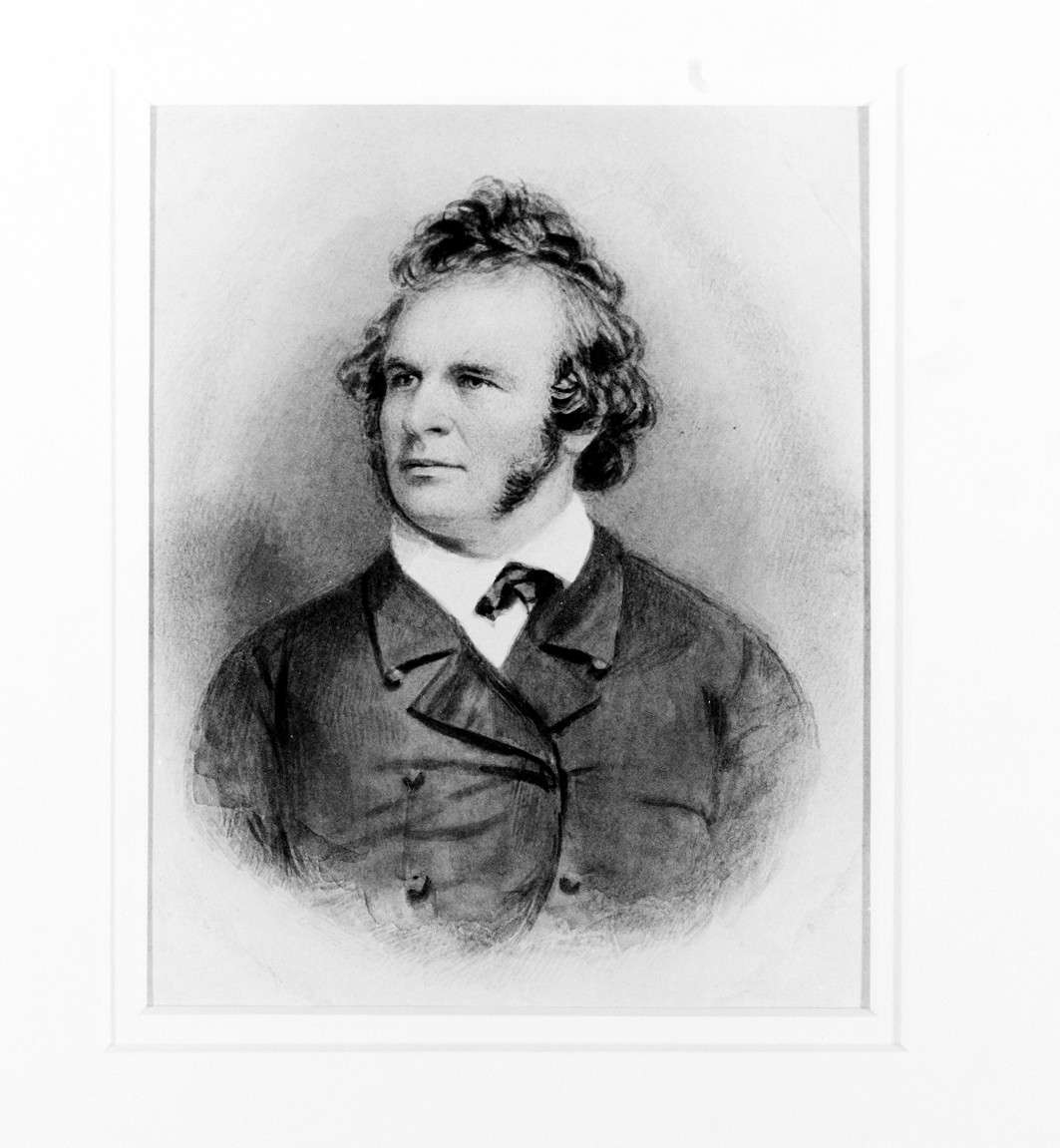 Monochrome Bust Portrait of a Man