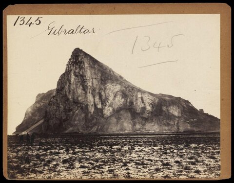 Vintage View of the Rock of Gibraltar