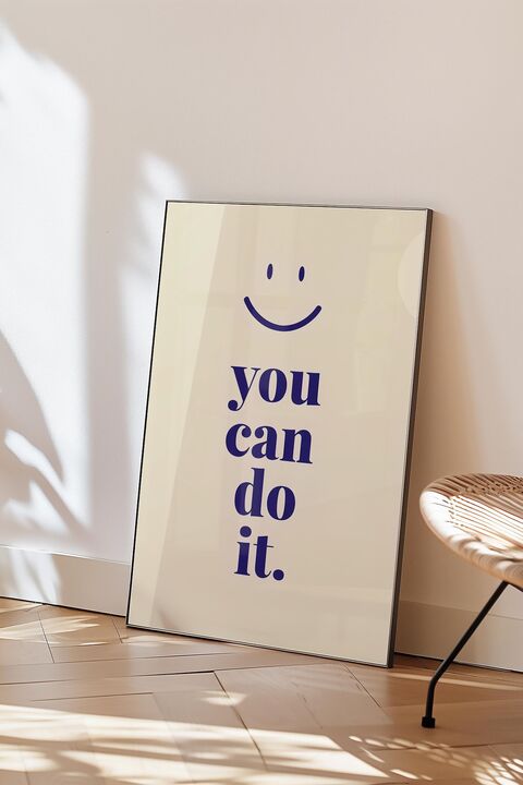 Motivational You Can Do It Poster