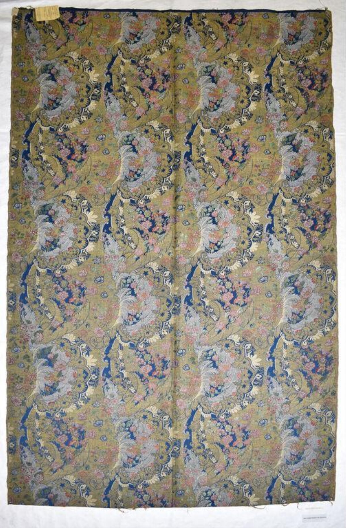 Vintage Floral Paisley Patterned Textile