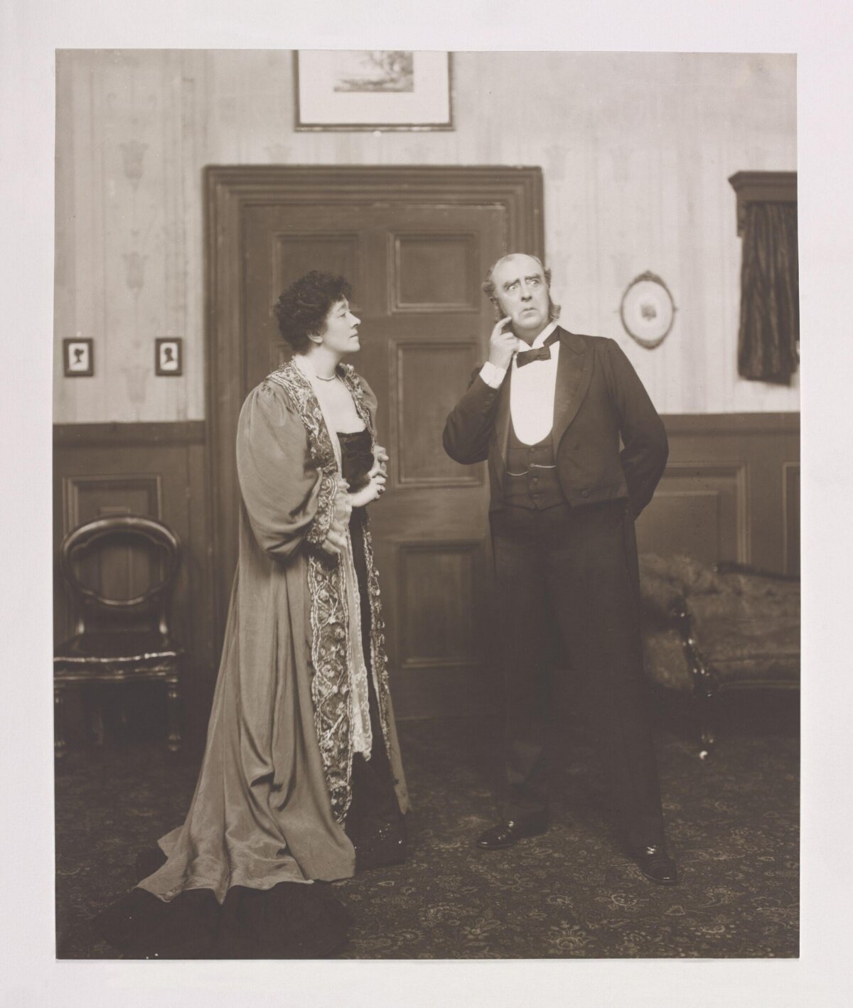 Vintage Stage Play Scene Photo