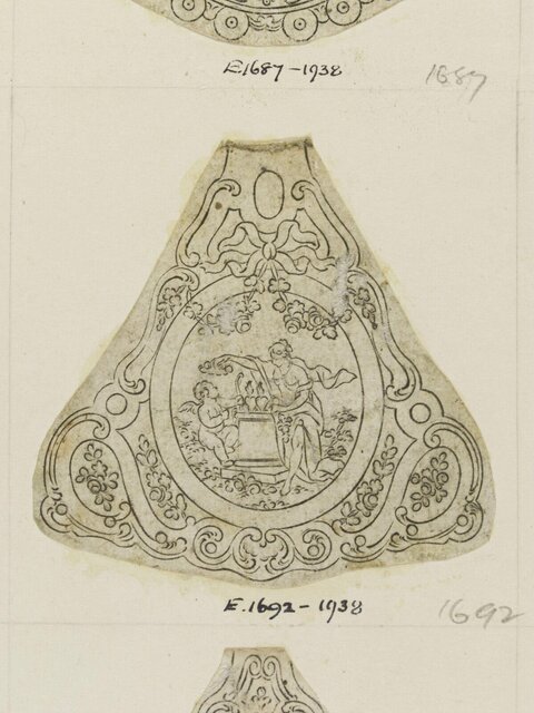 Triangular Decorative Pen Sketch