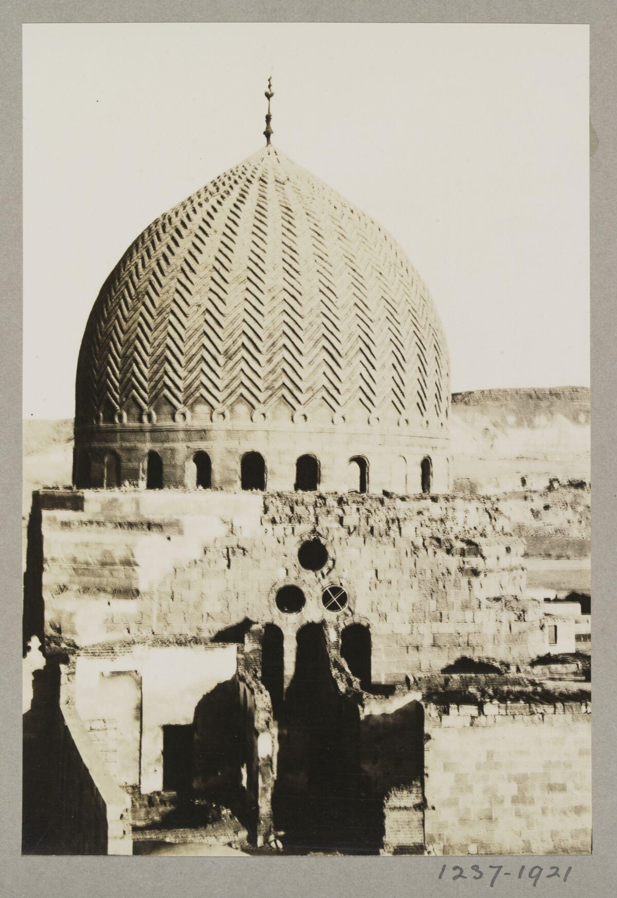 Vintage View of Historical Domed Building