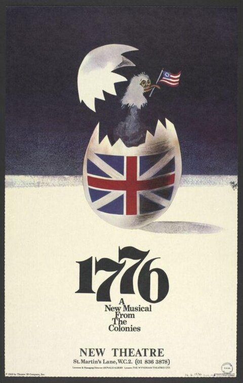 1776 Musical London Theatre Poster