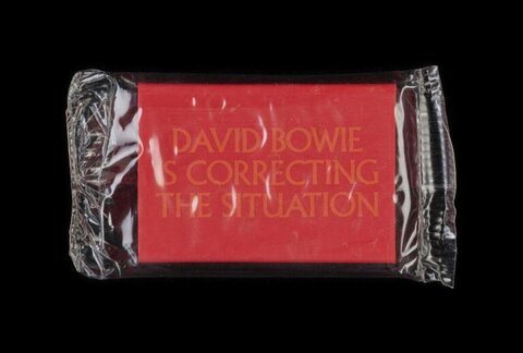 Sealed David Bowie Text Printed Packet
