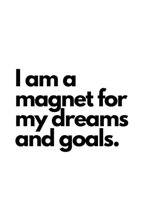 Positive Affirmation for Dreams and Goals