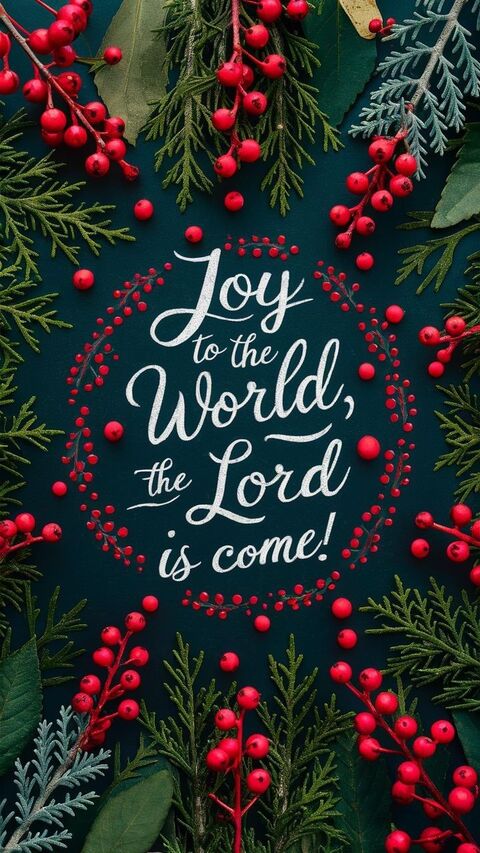 Joy to the World Christmas Greeting