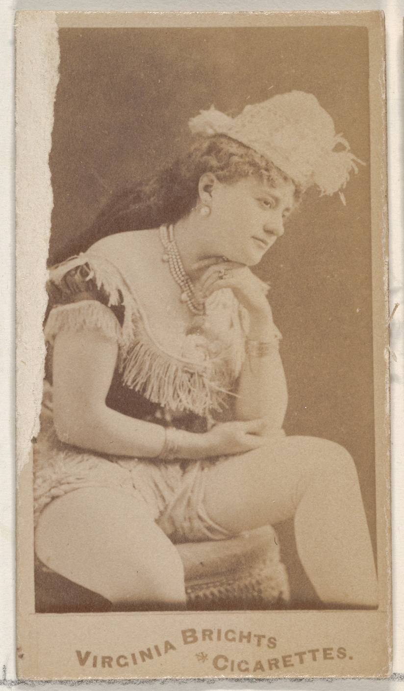 Virginia Brights Cigarettes Actress Portrait Card
