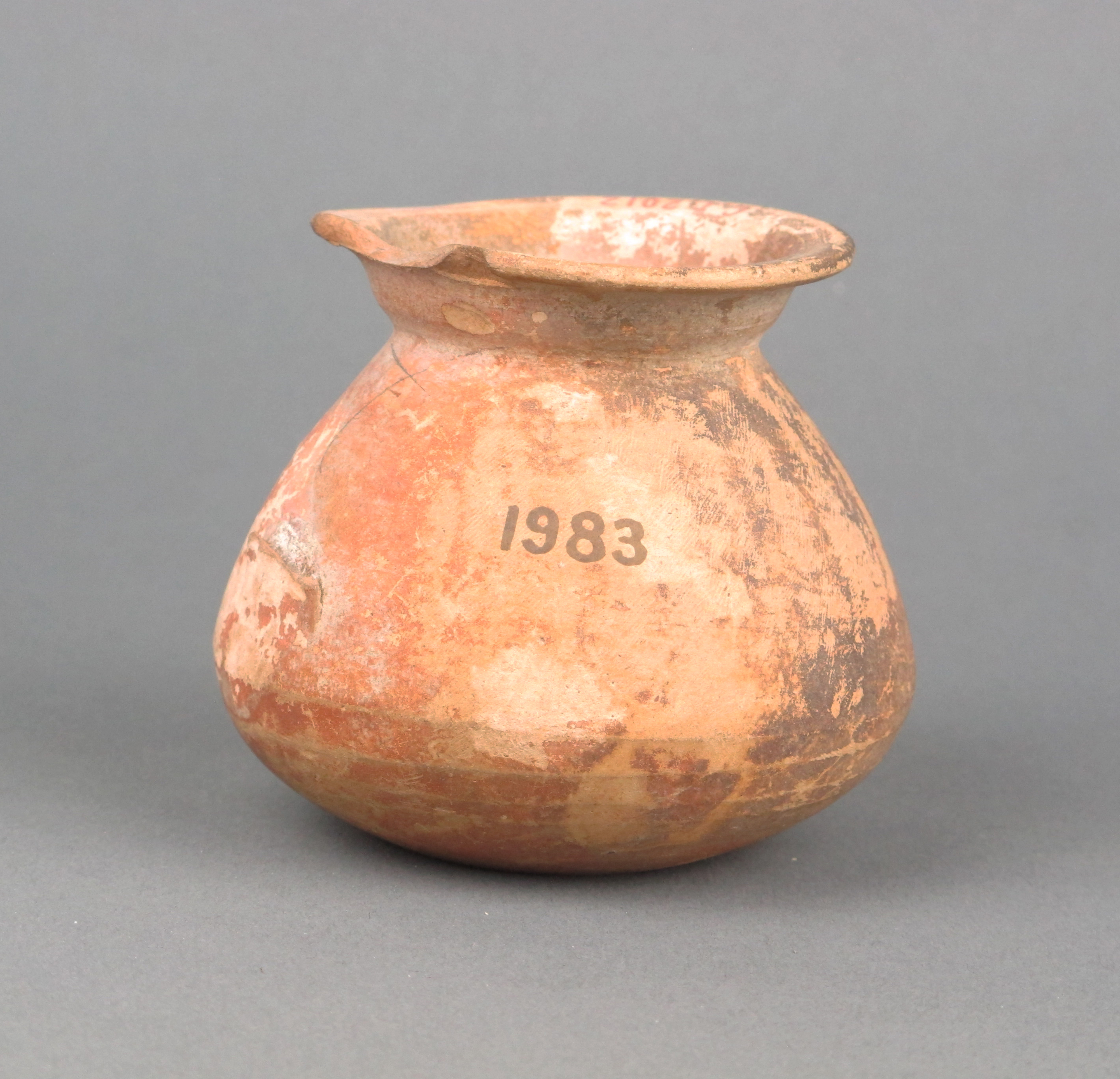 Ancient Red Pottery Jar