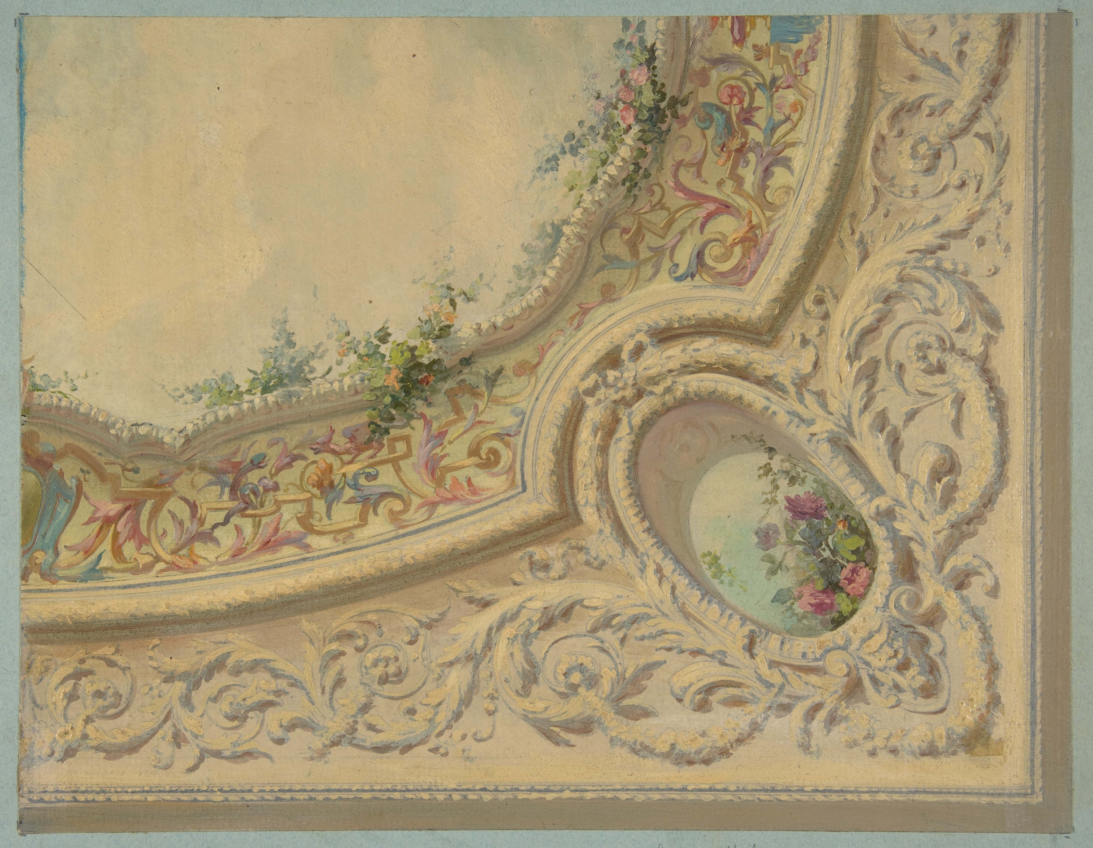 Ornate Ceiling Decoration Study