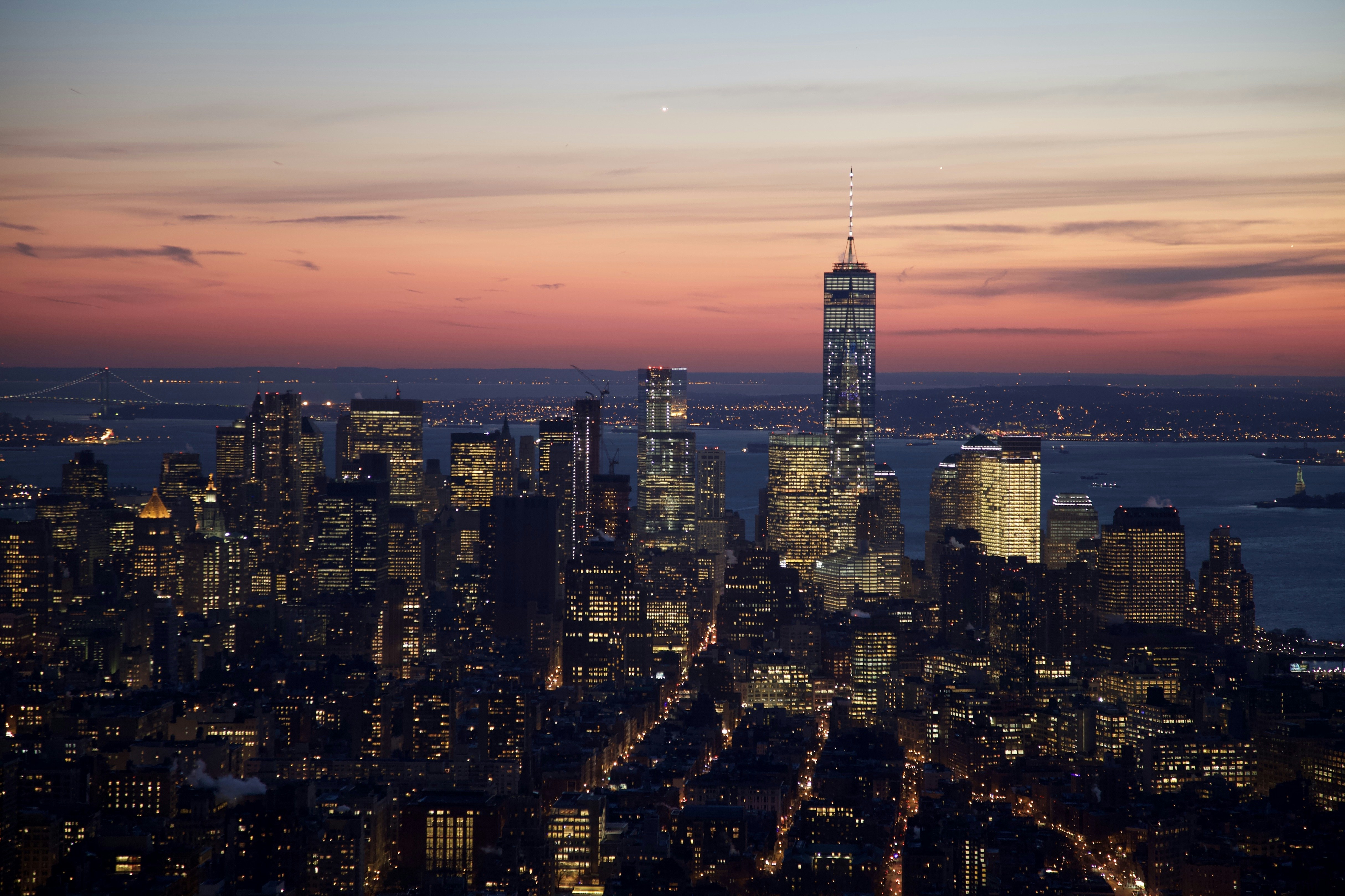 New York City Dusk Skyline
