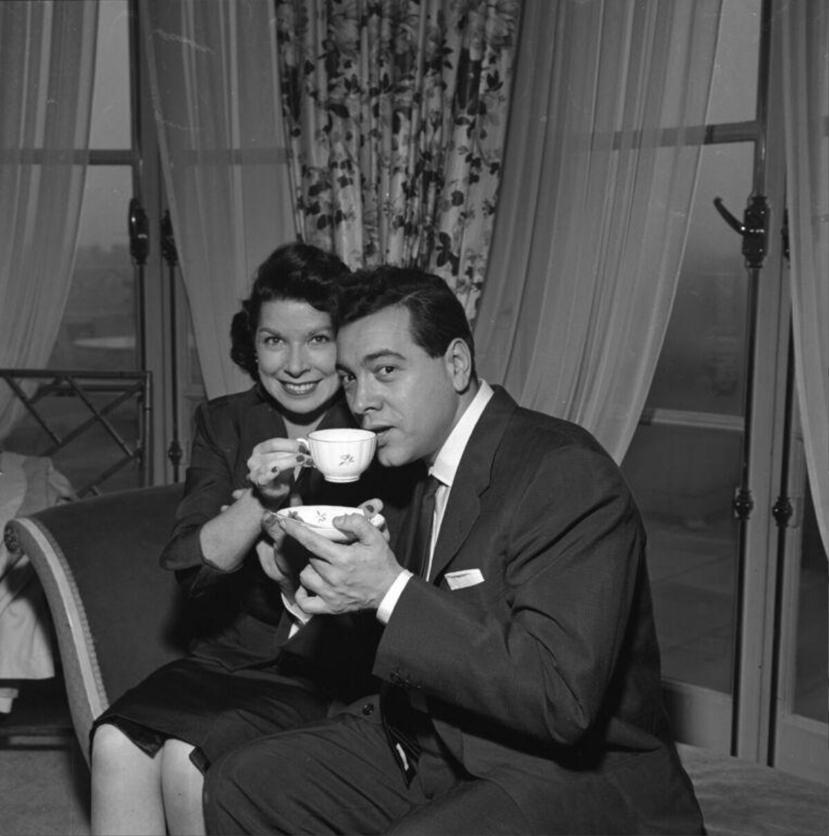 Couple Enjoying Tea Together