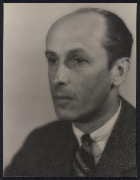 Black and White Portrait of a Man