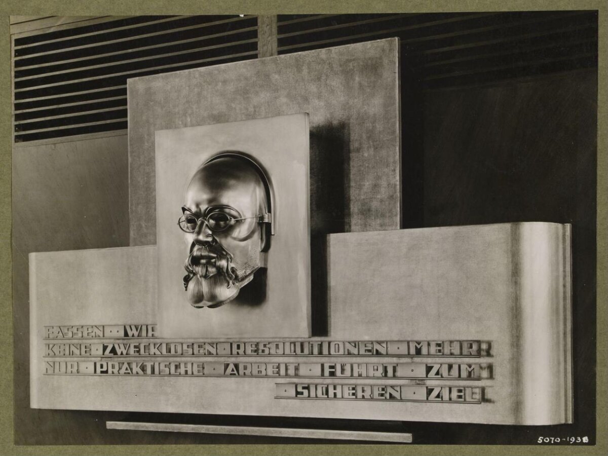 1930 German Memorial Sculpture Relief