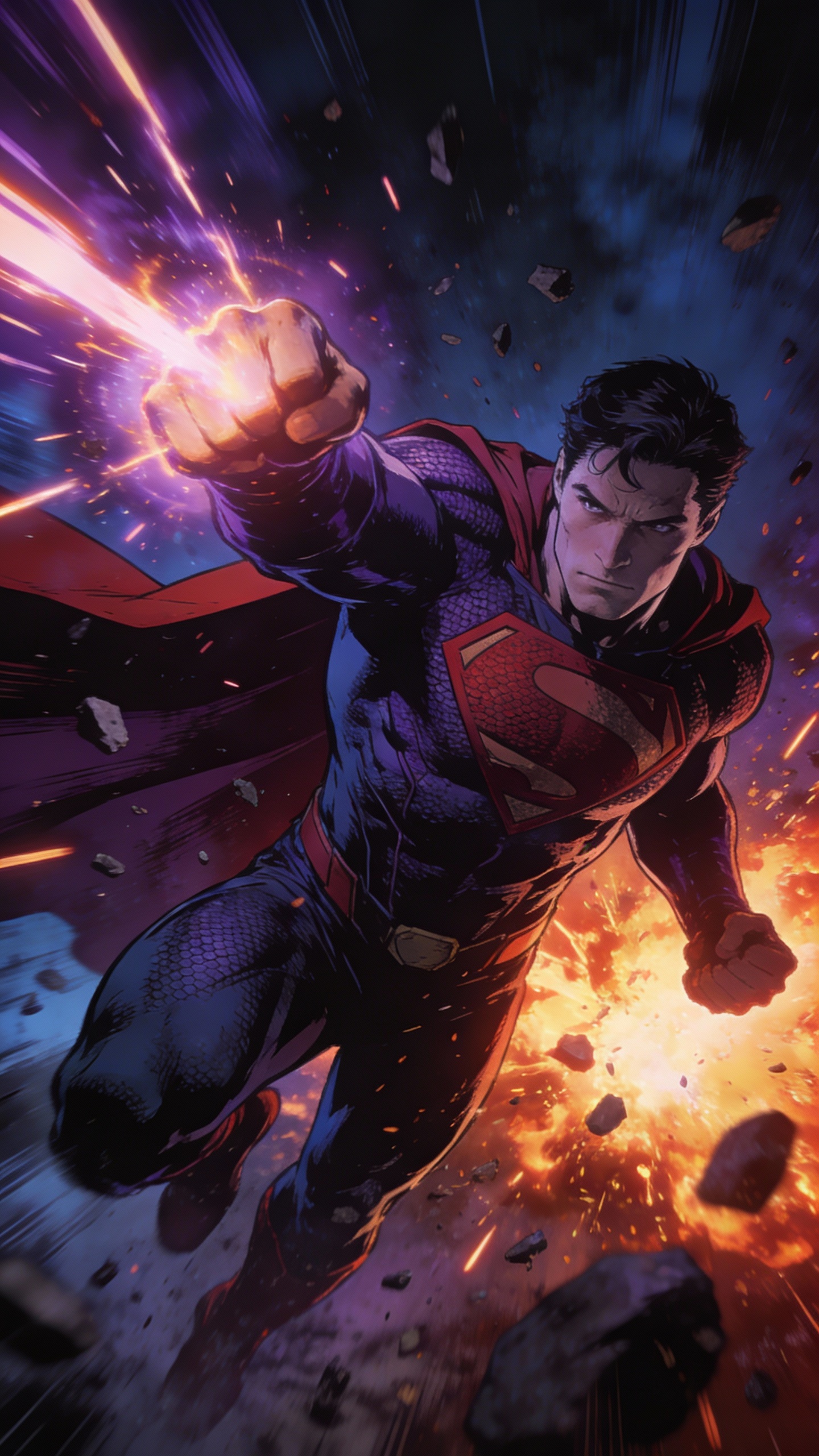 Superman in Battle