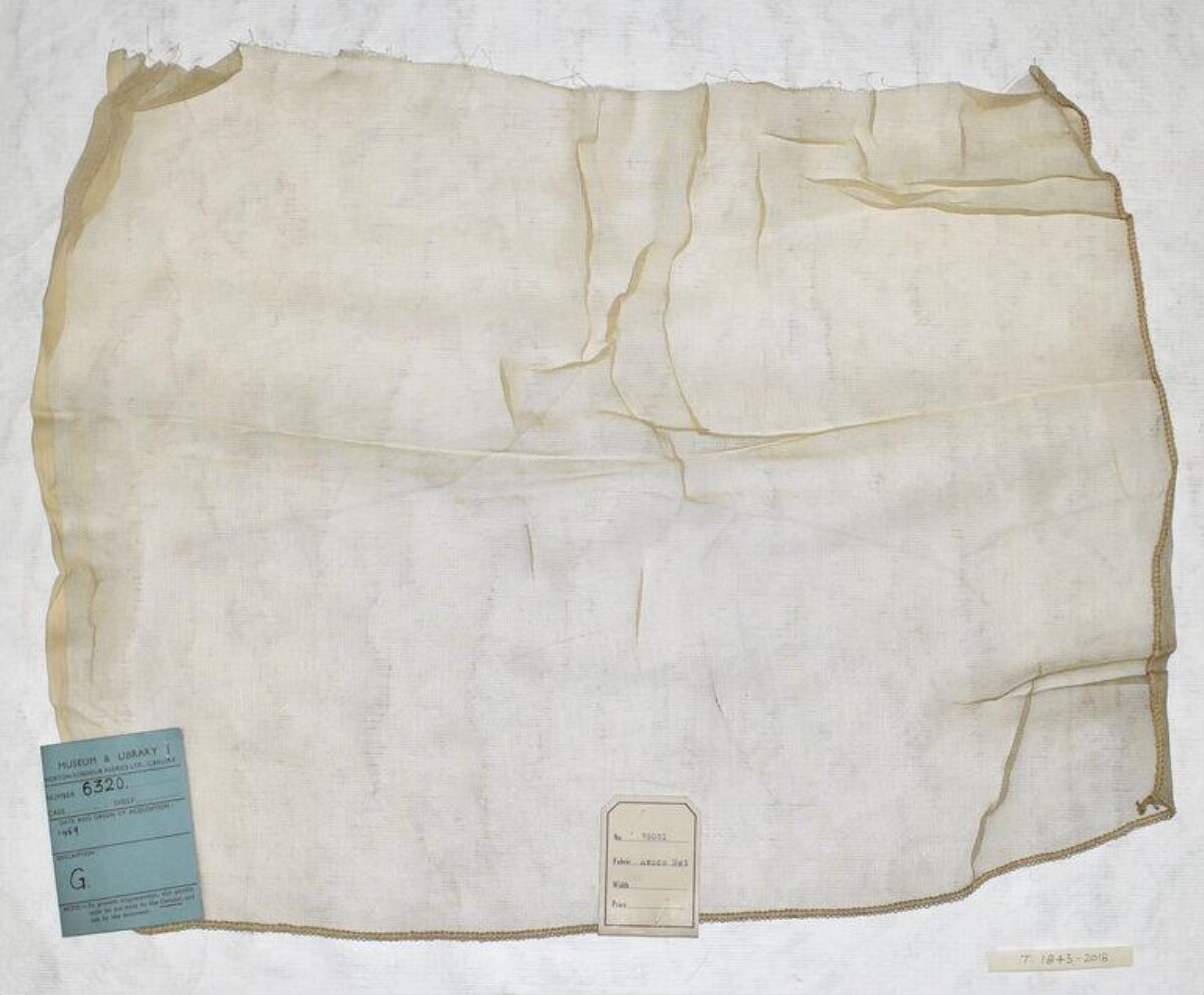 Archived Antique Plain Fabric Sample