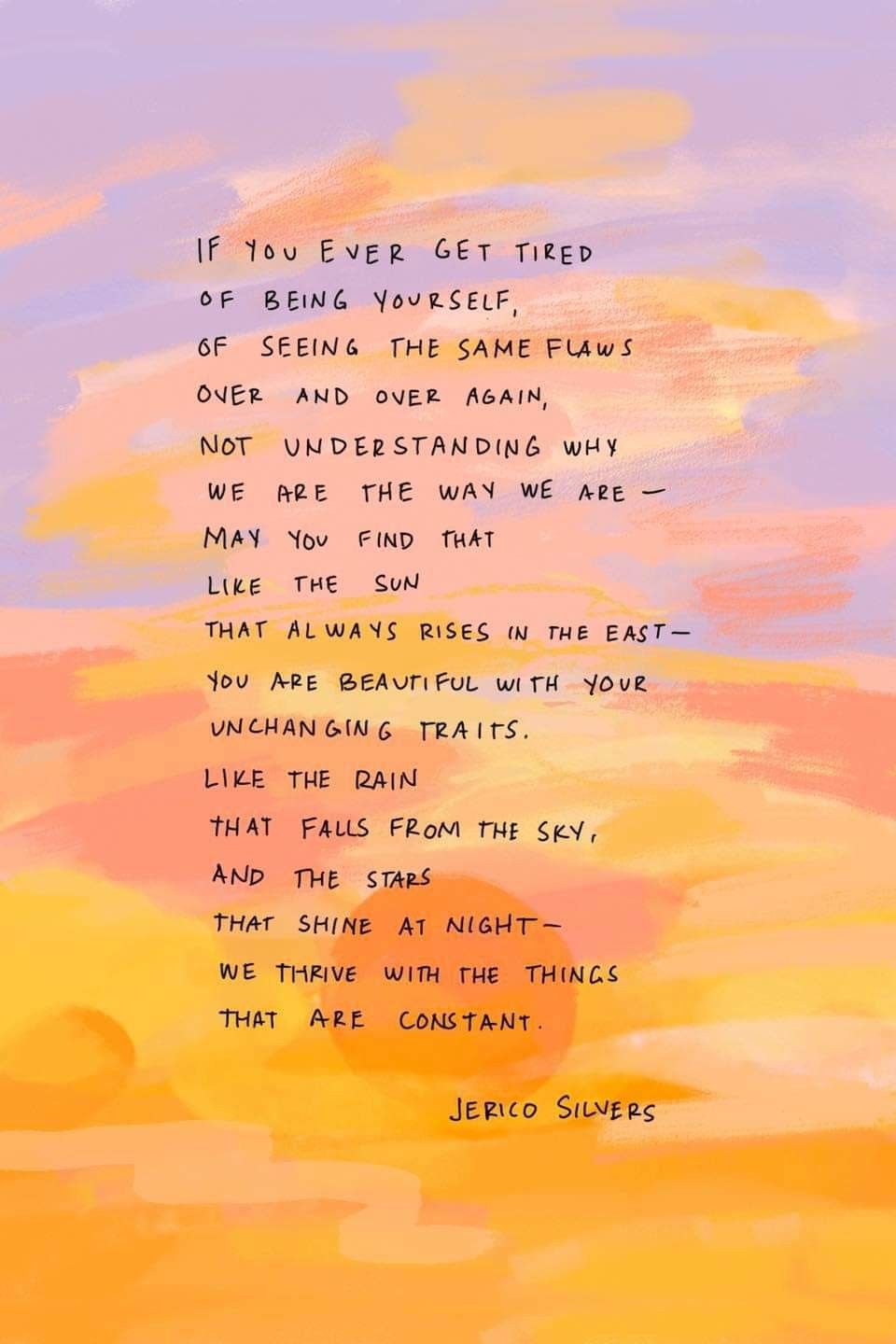 Jerico Silvers Inspirational Poem