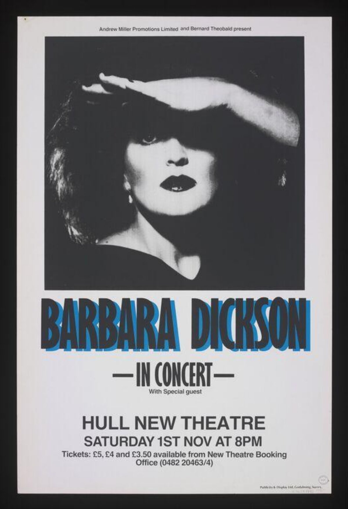 Barbara Dickson Concert Poster