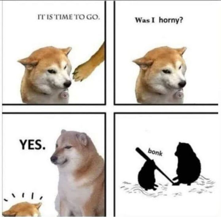 Cheems Dog Bonk Meme