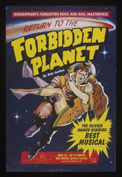 Return to the Forbidden Planet Musical Poster