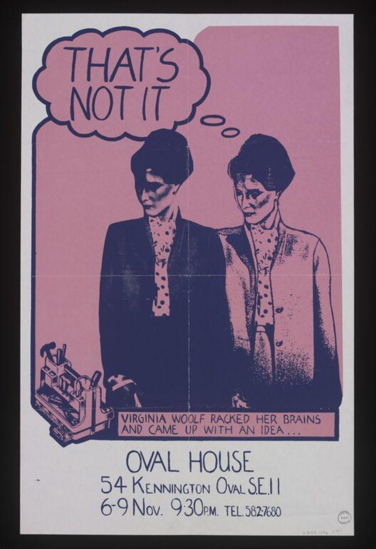 That's Not It Virginia Woolf Poster