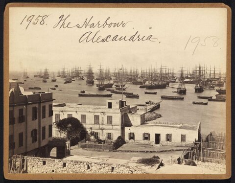 Alexandria Harbour Vintage View