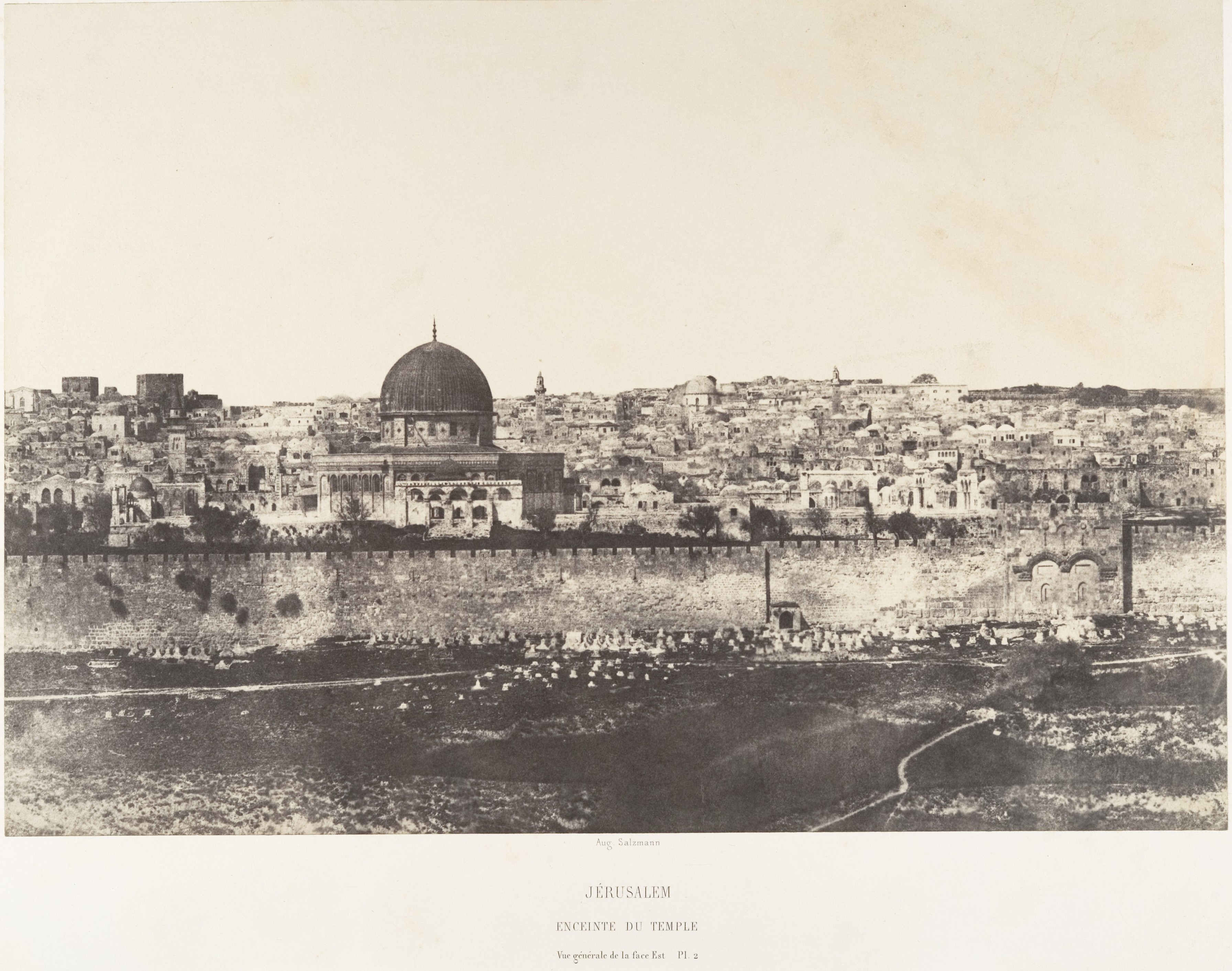 Old View of Jerusalem Temple Mount