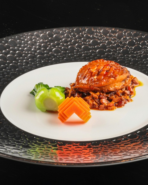 Braised Abalone Fine Dining Dish