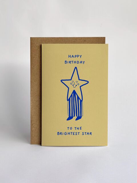 Brightest Star Birthday Greeting Card