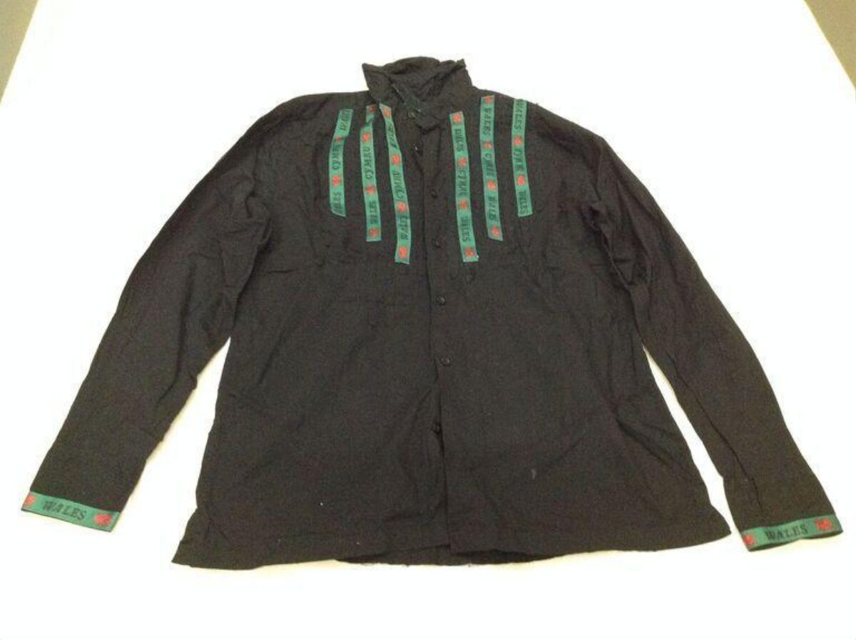 Black Printed Long Sleeve Shirt