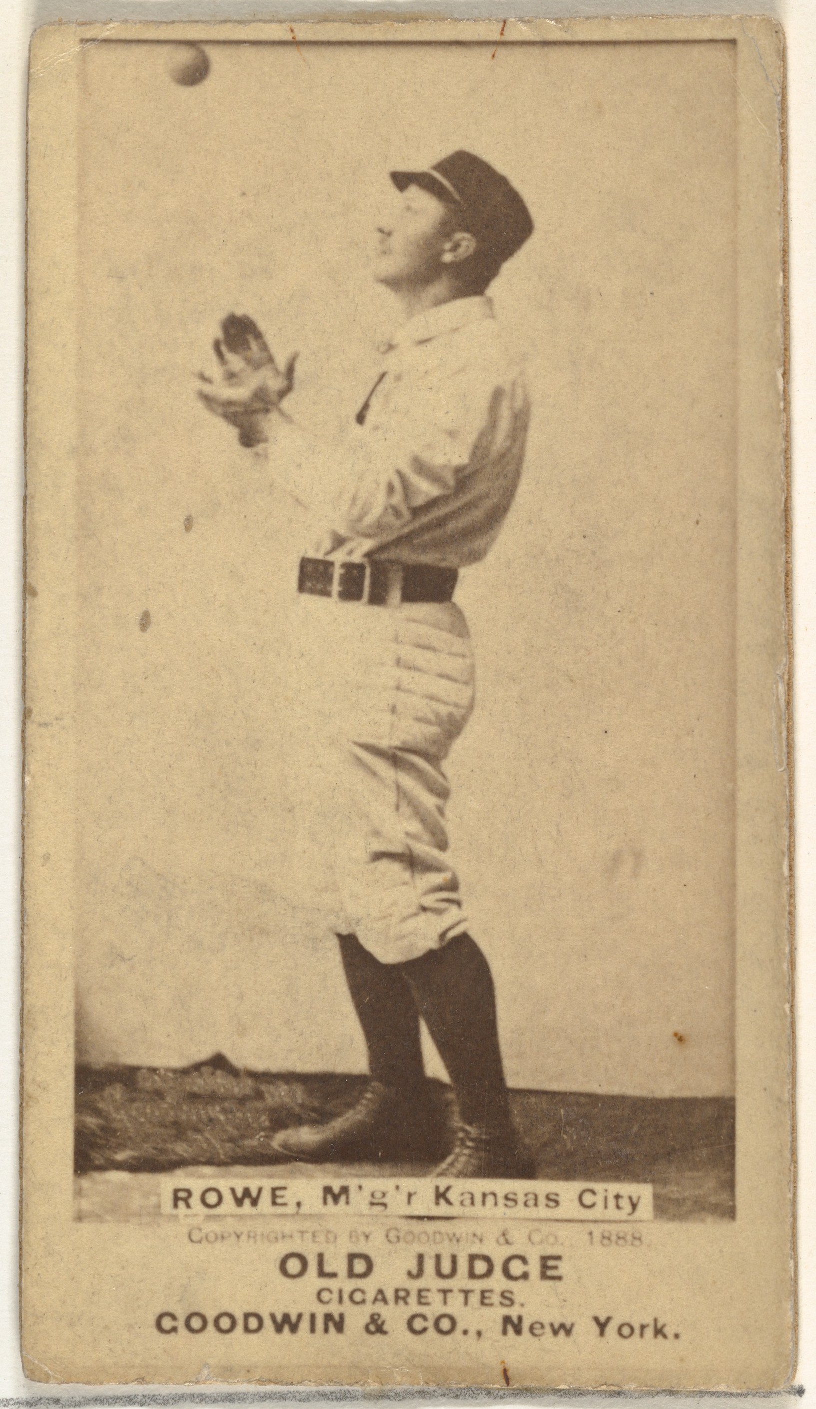 1888 Old Judge Baseball Cigarette Card