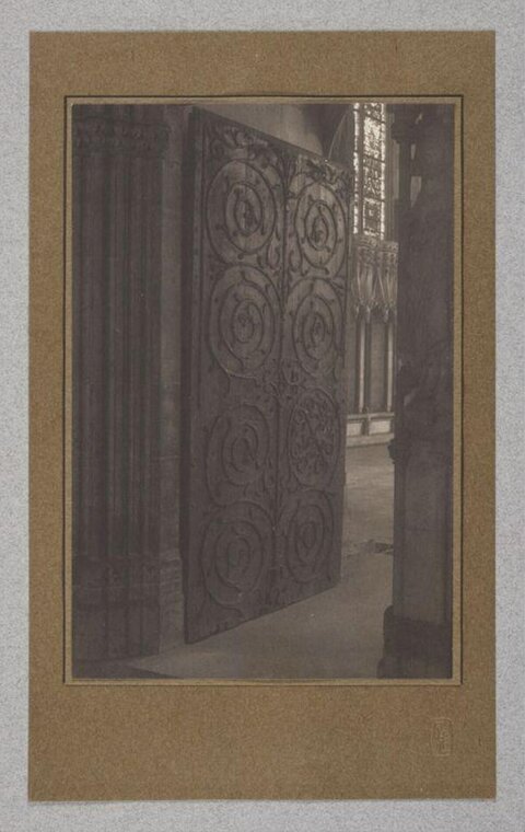 Ornate Open Cathedral Door