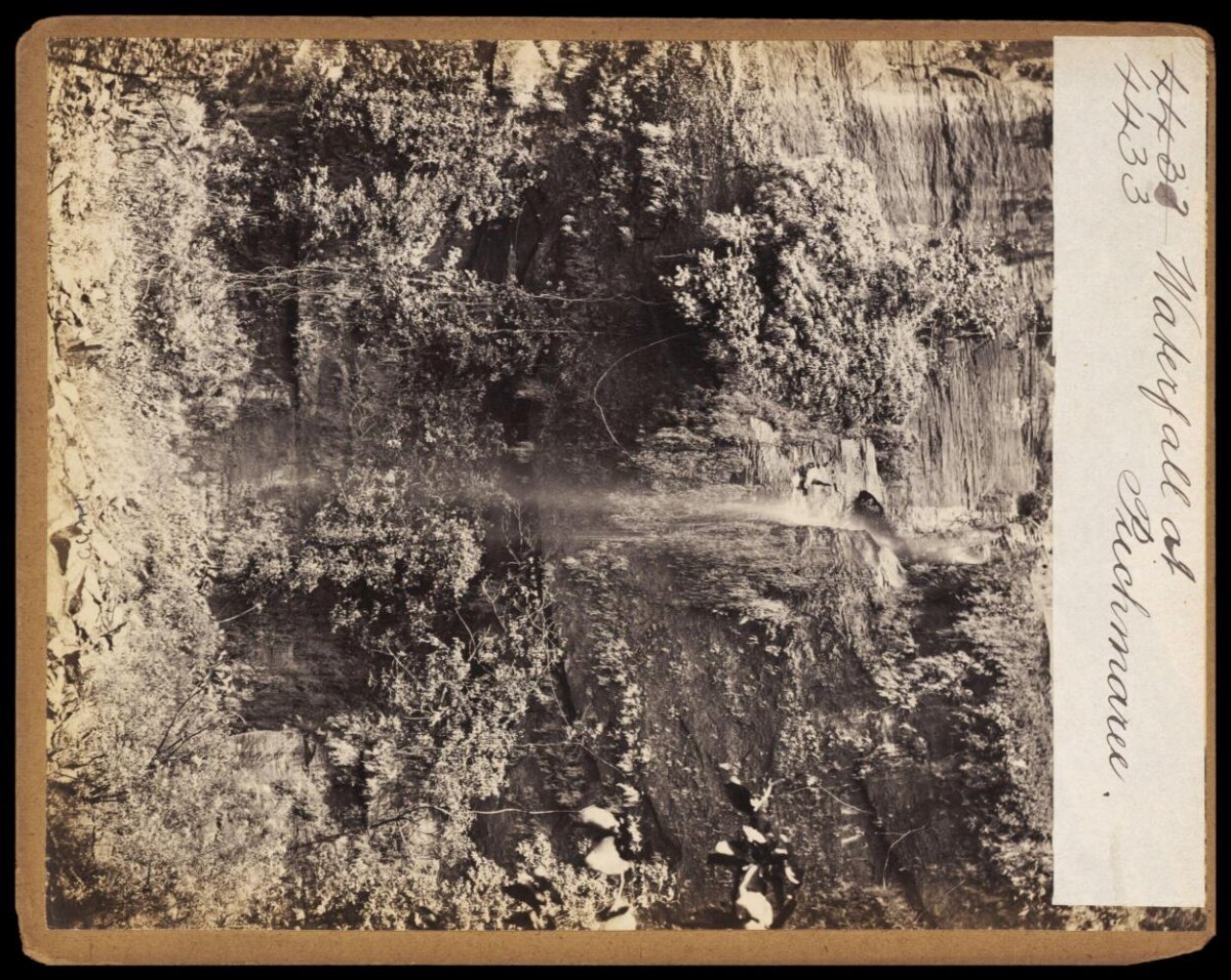 Vintage Waterfall at Pachmarhi