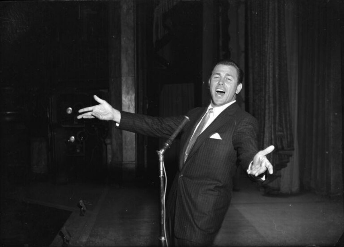 Male Singer Performing On Stage