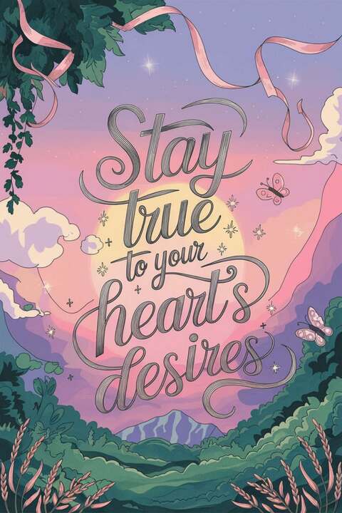 Stay True To Your Heart's Desires Quote