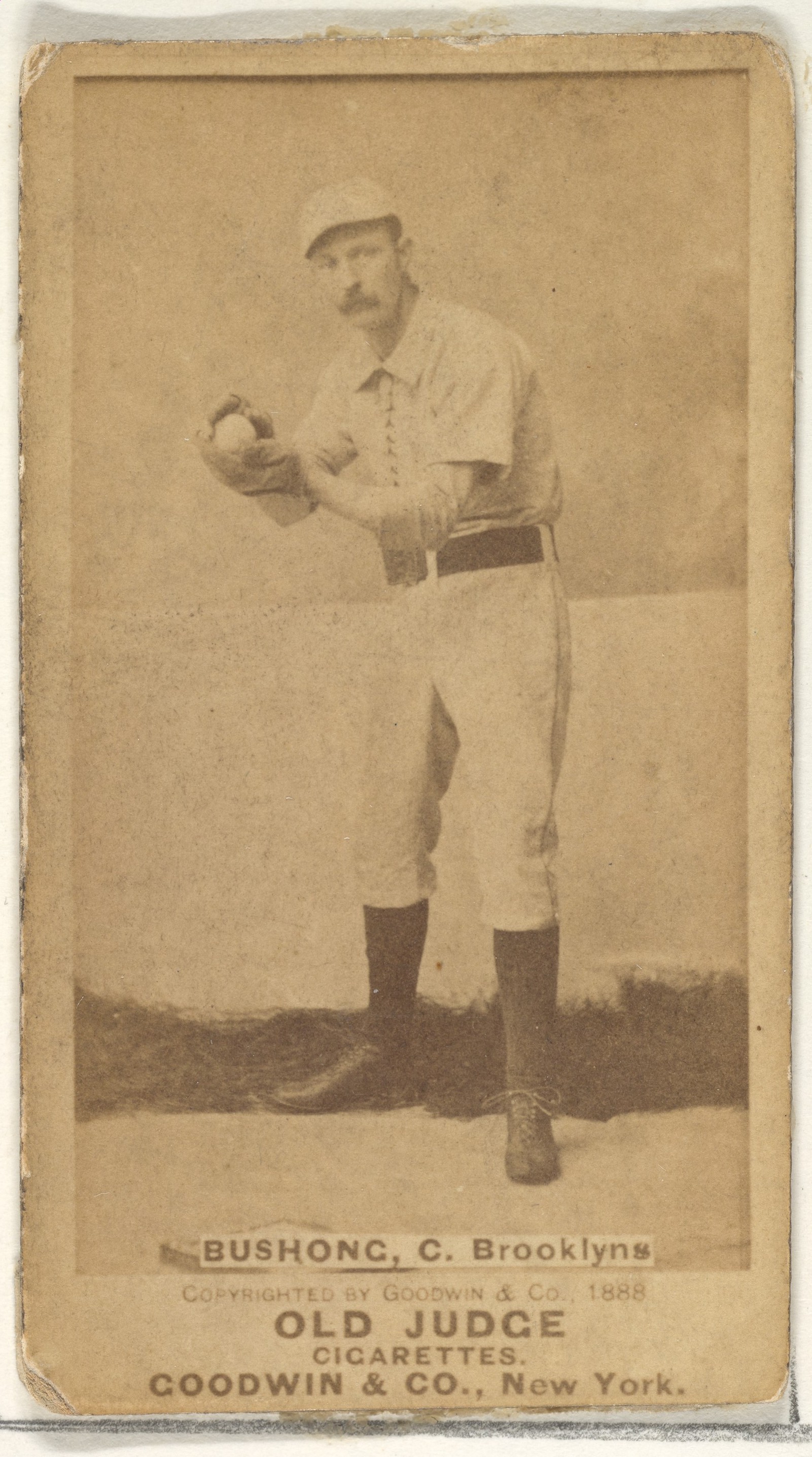 1888 Old Judge Brooklyn Baseball Card
