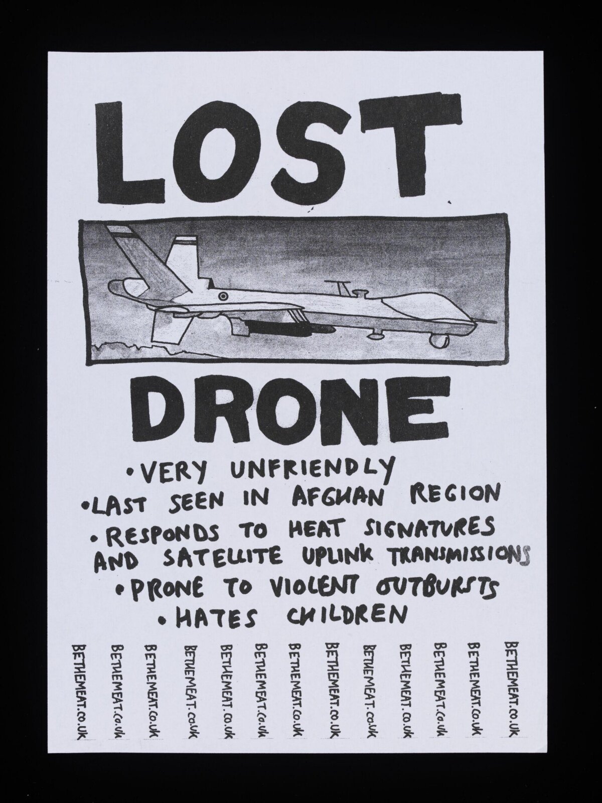 Satirical Lost Drone Poster